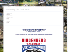 Tablet Screenshot of hindenberg-dirt-track.com